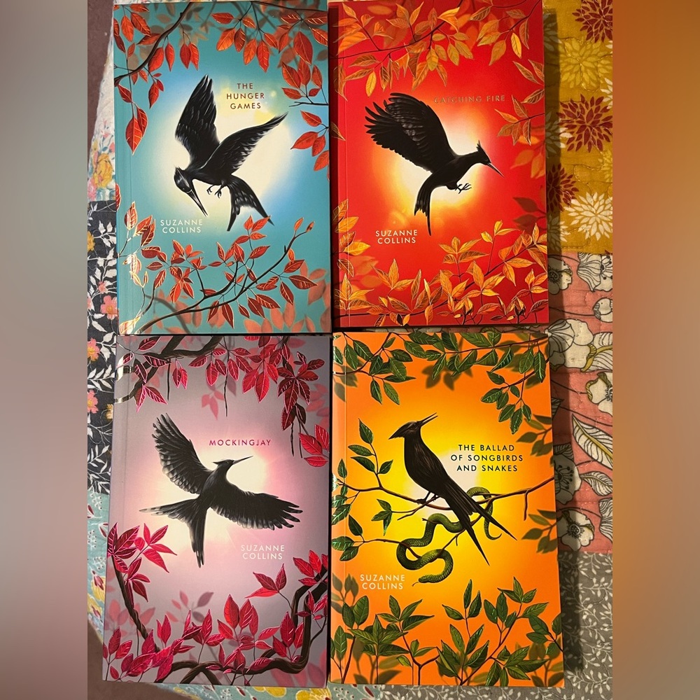 Hunger Games Deluxe Editions with Stenciled Edges